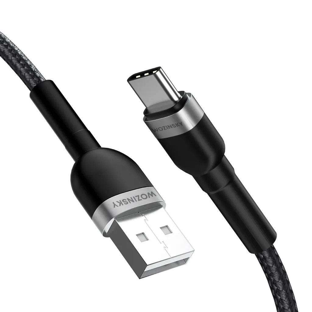 Wozinsky USB-A till USB-C kabel 1m svart