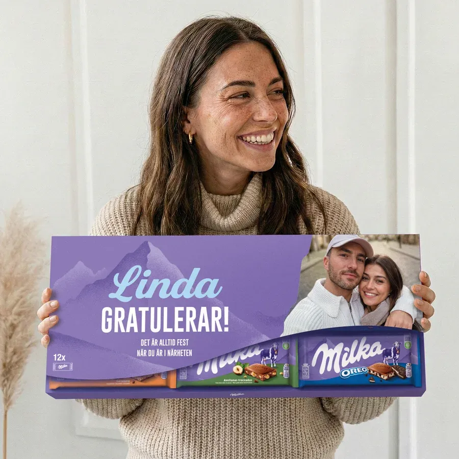 Personlig Mega Milka Chokladkaka