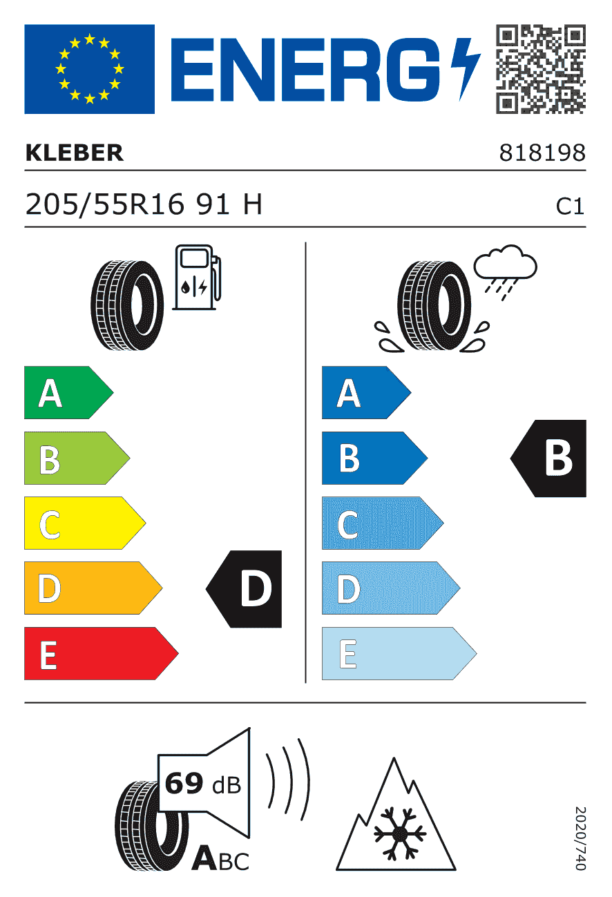Kleber Krisalp HP 3 205/55 R16 Winterreifen