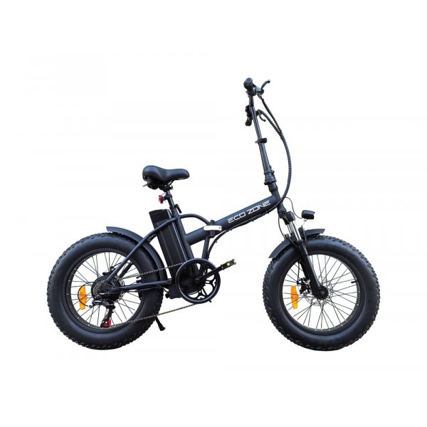 Elcykel Fatbike Eco Zone Svart Paket