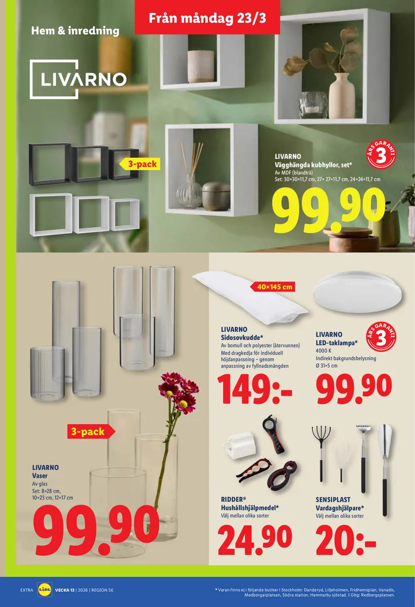 Veckans Erbjudanden V13 i Butikerna