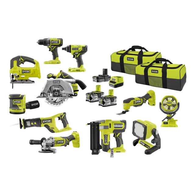 Ryobi ONE+ 18V Verktygspaket 17 Delar