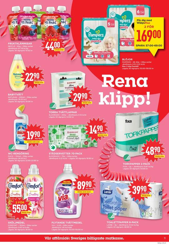WILLY:S Vecka 13 Erbjudanden och Reklamblad
