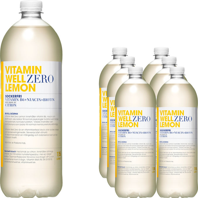 Vitamindryck Lemon 6-pack 1150 ml