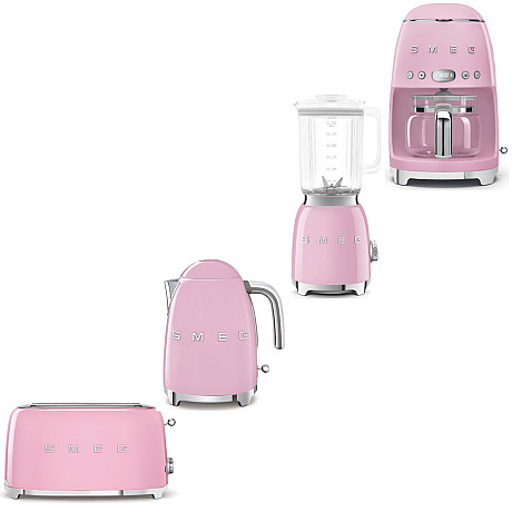 Smeg Morning Deluxe Rosa 50’s Paket