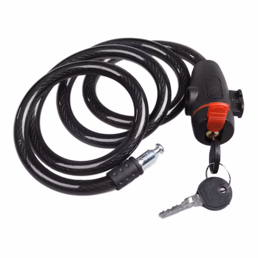 Kättinglås med nyckel och extra säkerhet