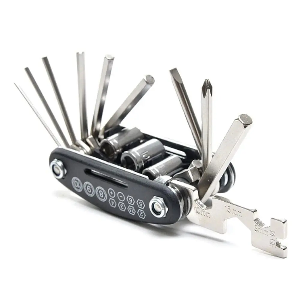 16-i-1 Multifunktionellt Cykel- och Elscooterverktyg