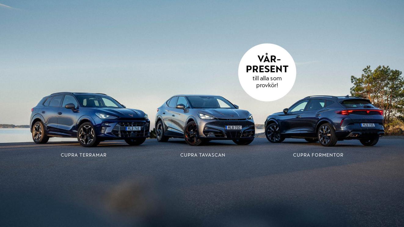 Provkör CUPRA få även påskgodis till barnen