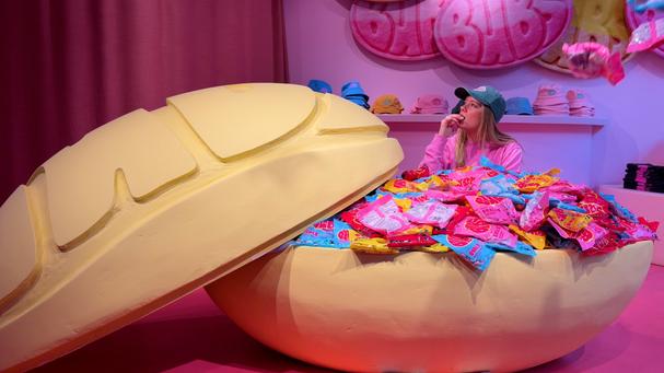 Vinn Bubs godis års förbrukning