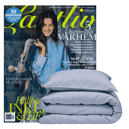 5 nr av Lantliv + Bäddset från Gripsholm