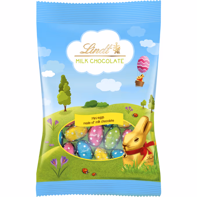 Lindt Påskägg Mini Mjölkchoklad 3 x 90 g
