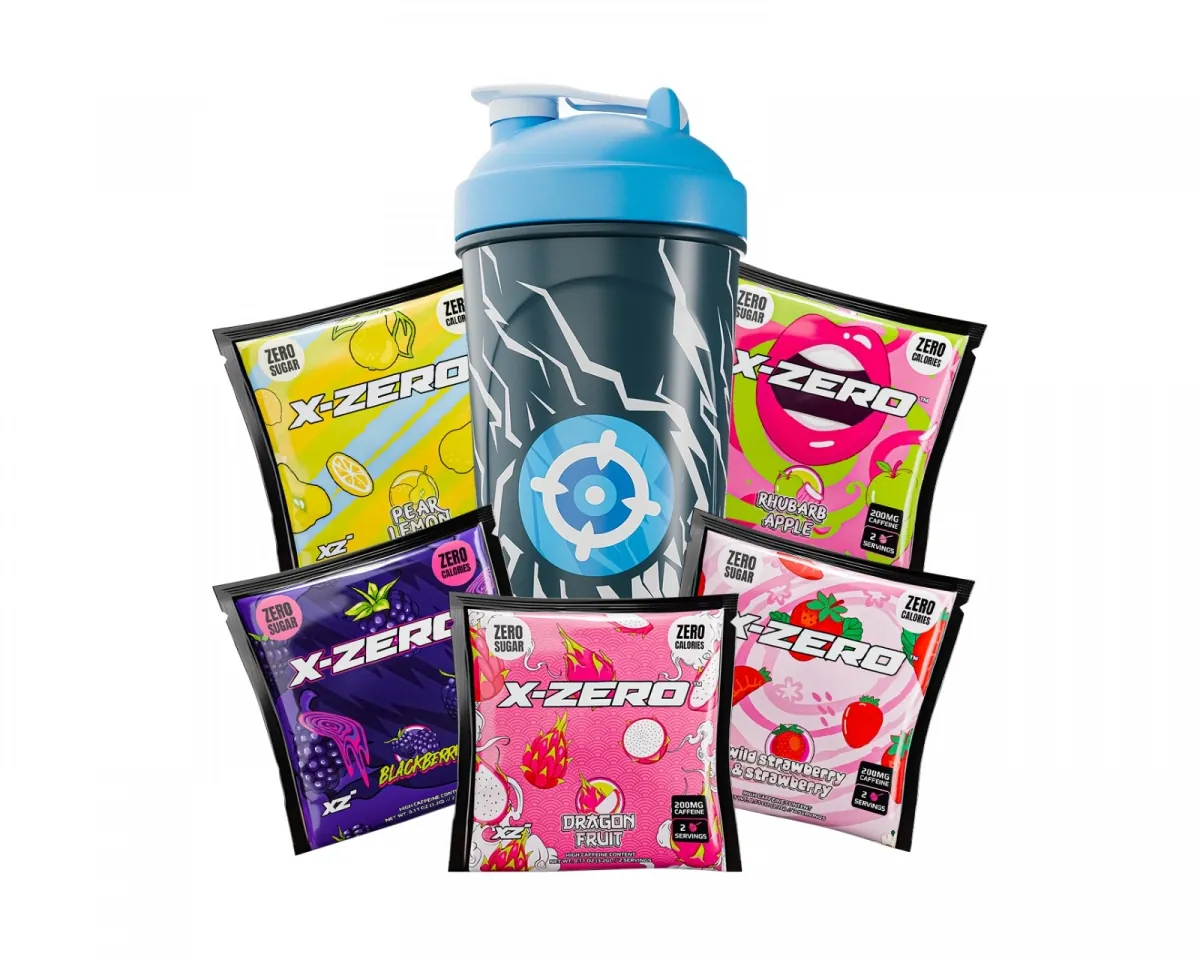 X-Gamer X-Zero Sample Pack med Shaker