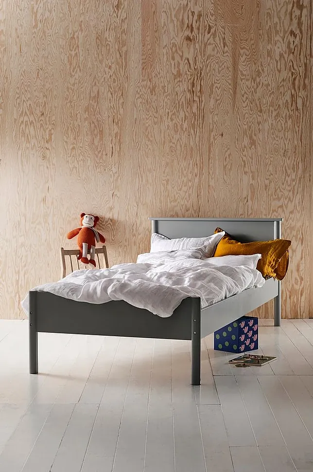 GIRONA Grå Barnsäng 90x200 cm