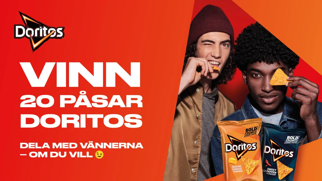 Tävla om 20 påsar Doritos