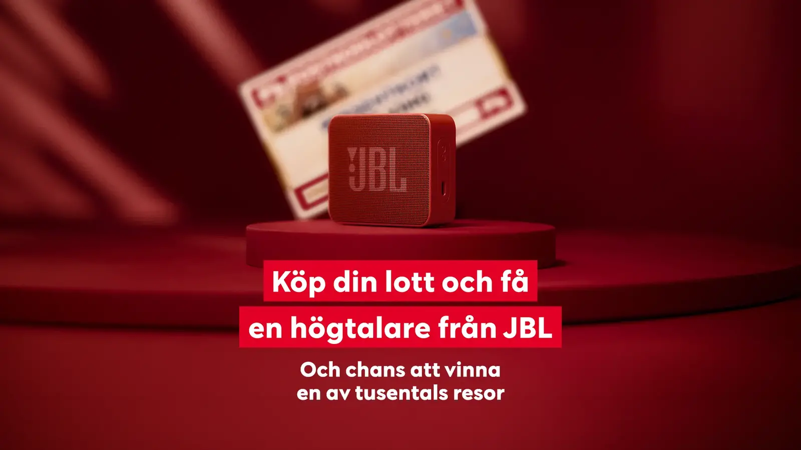 Erbjudande: JBL högtalare på köpet