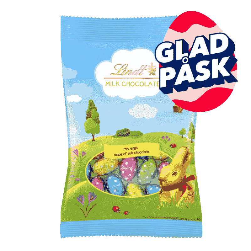 Lindt Påskägg Mjölkchoklad Mini 90 g Gratis