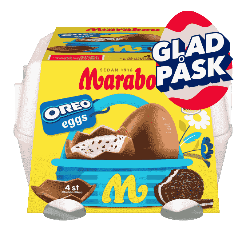 Marabou Oreo Påskägg 4-pack – just nu gratis