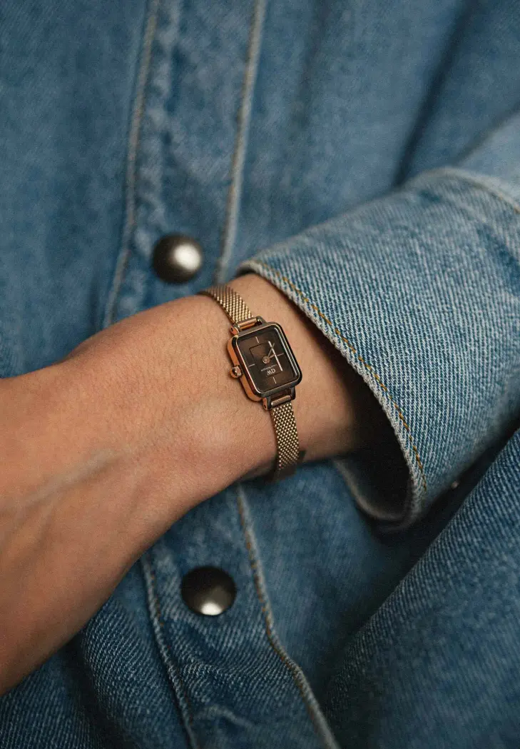 Daniel Wellington Petite Emerald Gold Watch