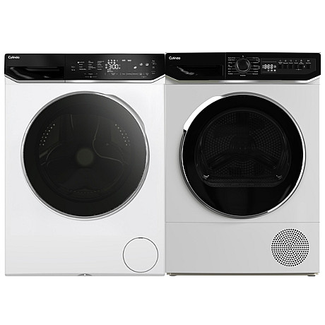 Cylinda Paket Tvättmaskin och Torktumlare Vit