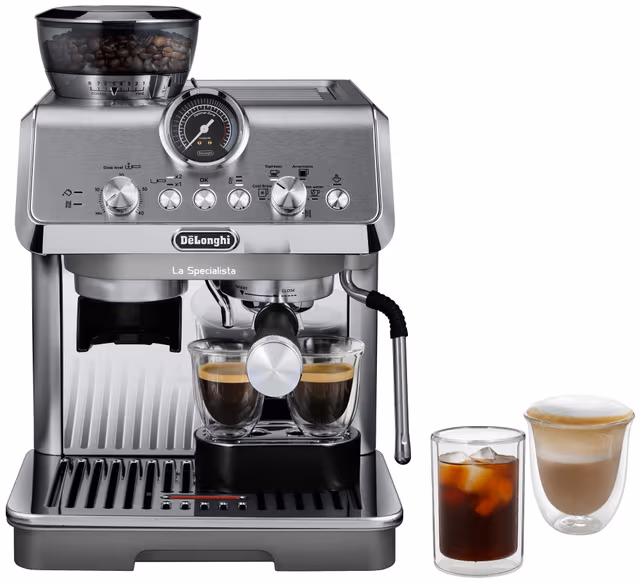 De'Longhi kaffemaskin med gratis iskaffe-kit