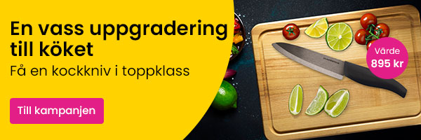 Keramisk kniv från Subarashii på köpet hos inkClub