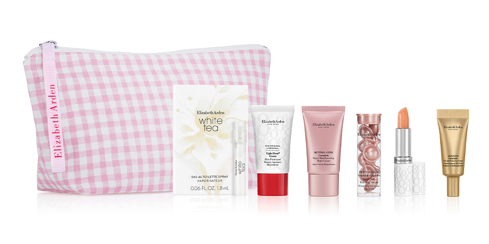 Handla produkter från Elizabeth Arden för 600kr och få en gåva värd 1302kr.