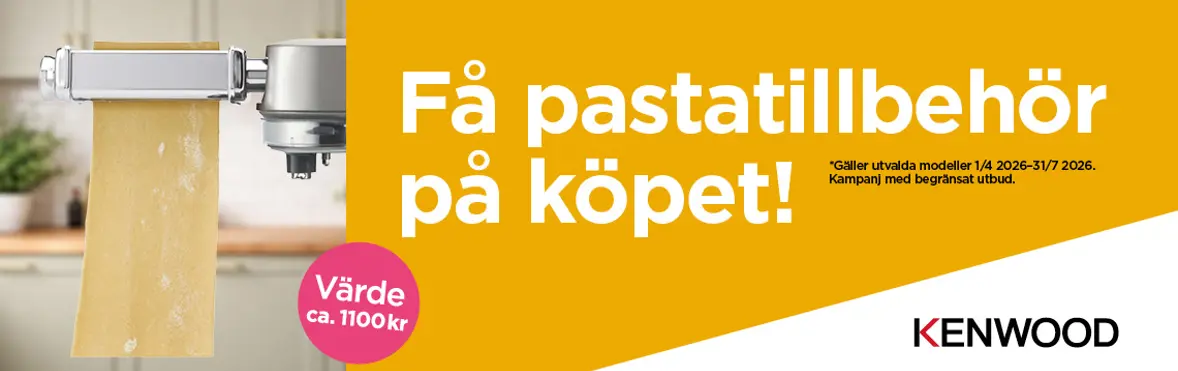 Kenwood köksmaskin – lasagnetillbehör på köpet