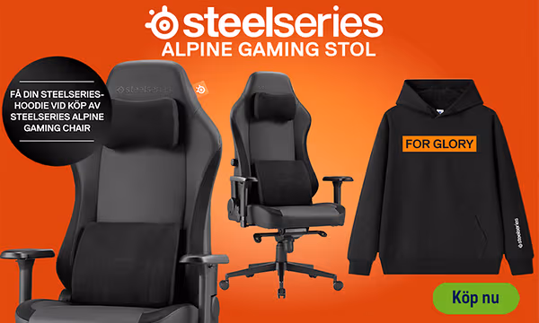 Gamingstolar hos Elgiganten – få en hoodie på köpet