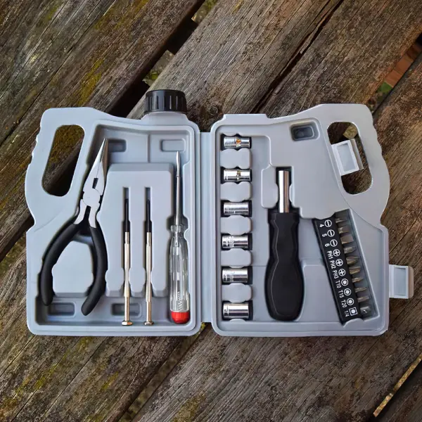 Bensindunk Formad Verktygslåda Set