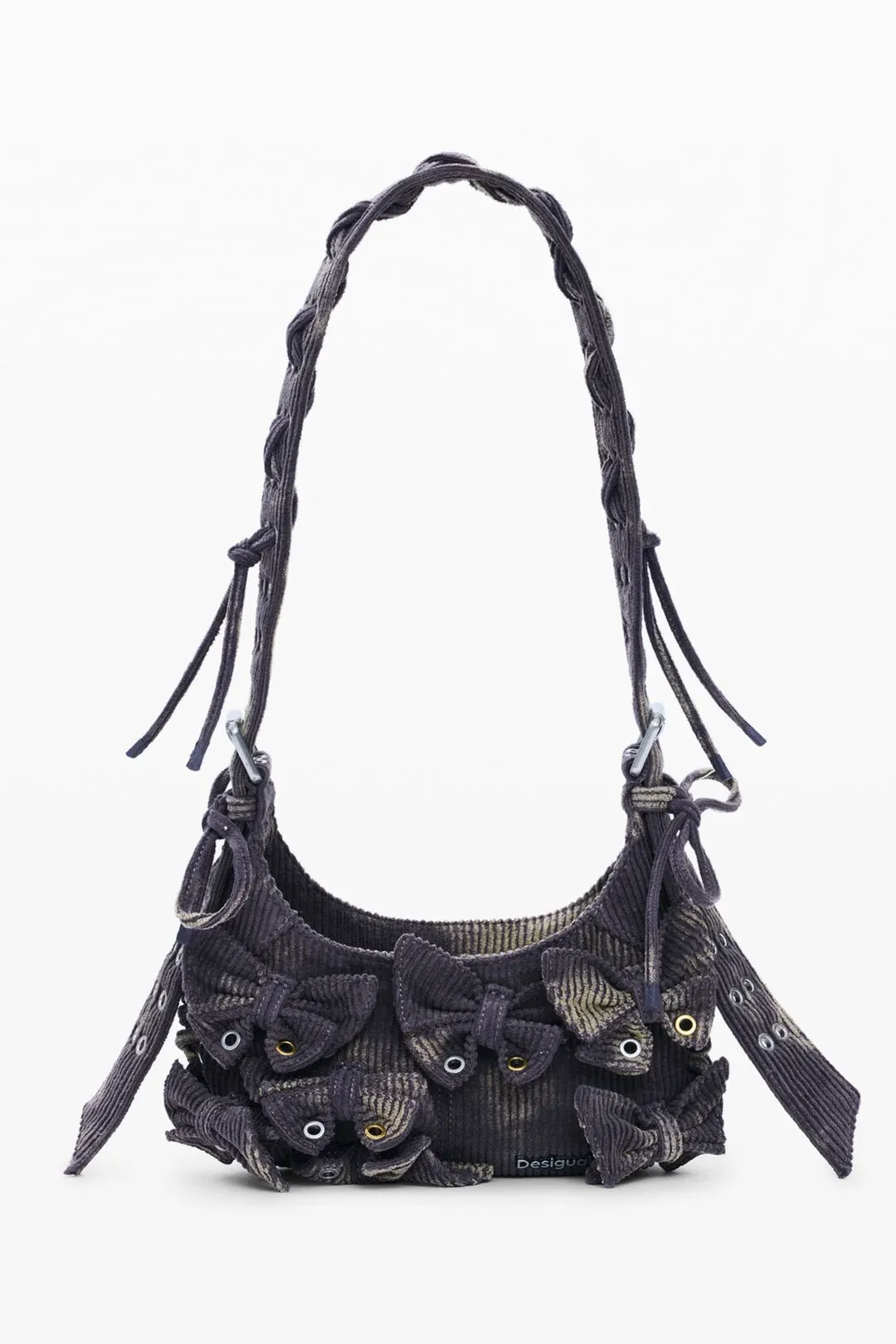 Medium Multicolour Cotton Bow Bag