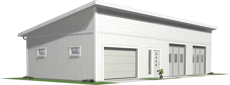 Maskinhall 7,2 x 16,8 m Stålbyggnad