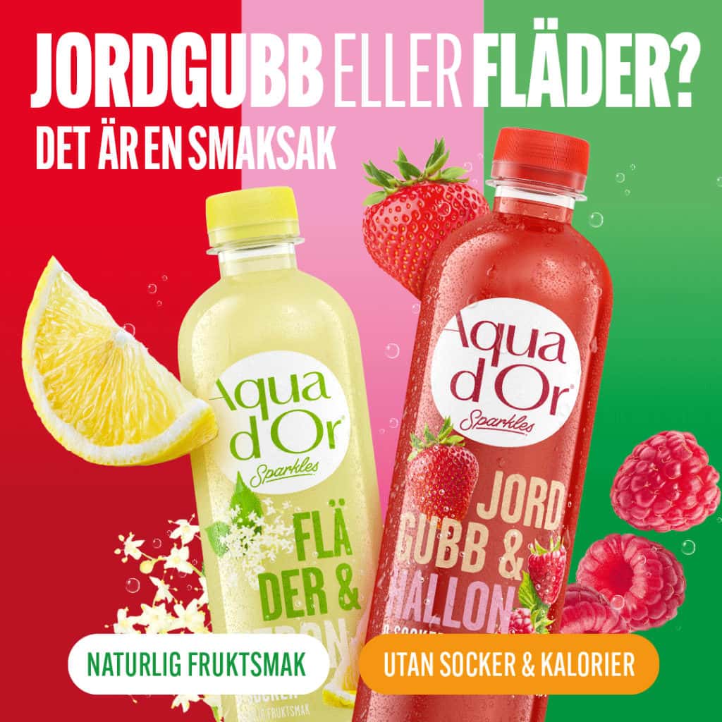 3 kr Cashback on Aqua d’Or Sparkles 50 cl