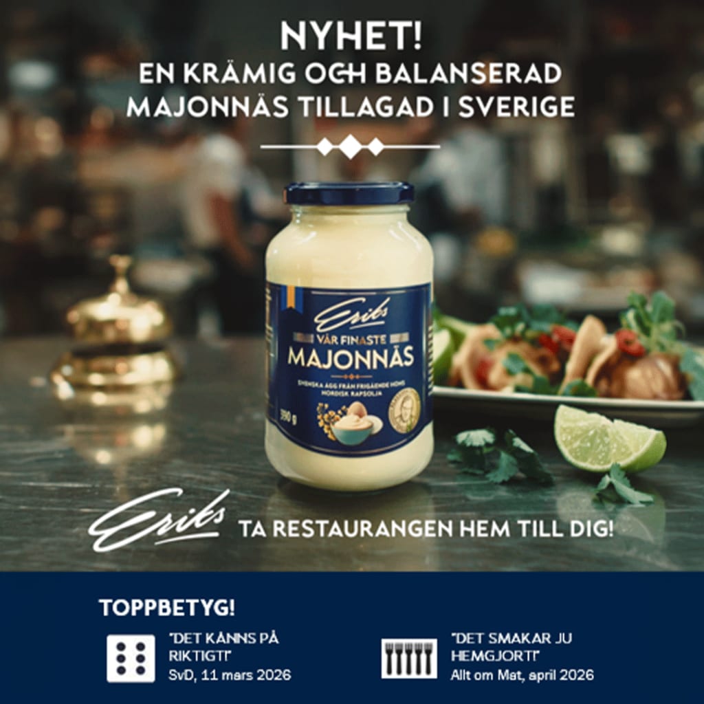7 kr Cashback på Eriks Majonnäs Glasburk