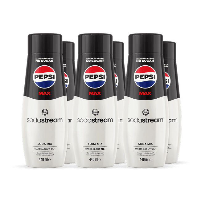 6-Pack Pepsi Max Sodastream Refill