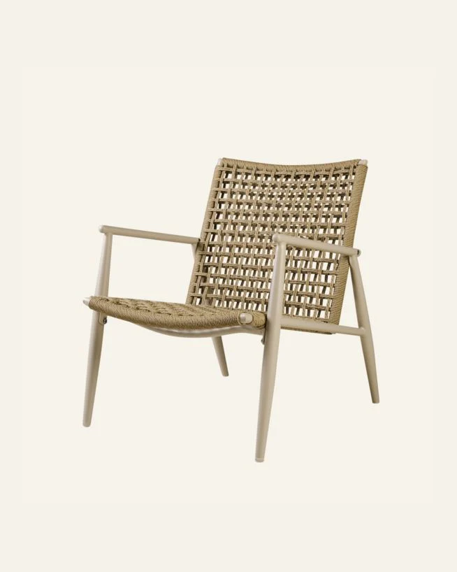Elegant beige Vera fåtölj