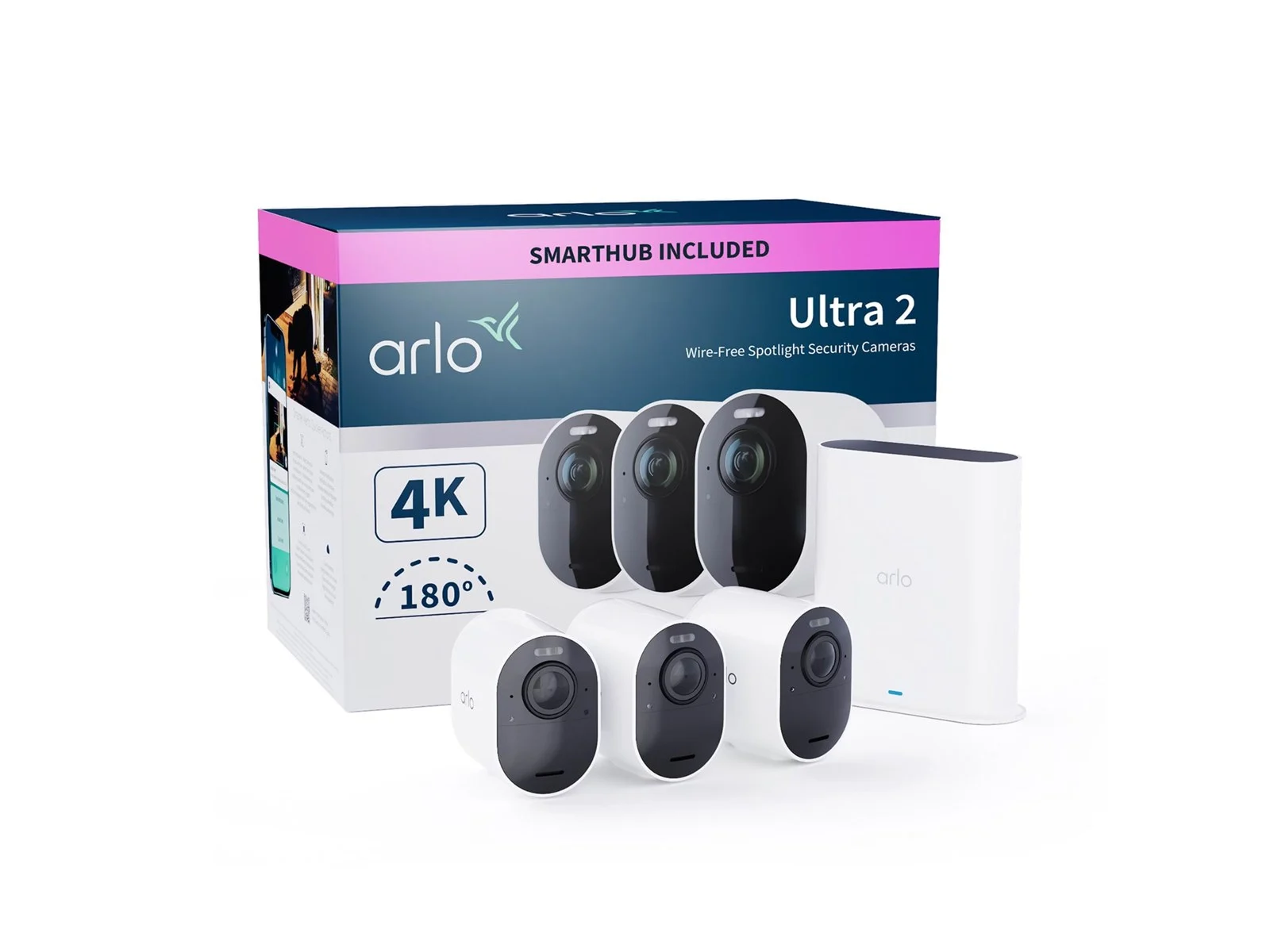 Arlo Ultra 2 4K Trådlöst Kamerasystem