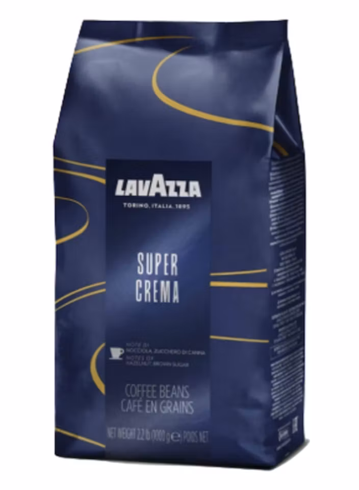 Lavazza Super Crema Hela Kaffebönor 1kg