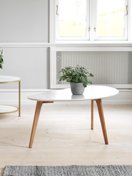 Soffbord LEJRE 60x120 Vit Ek