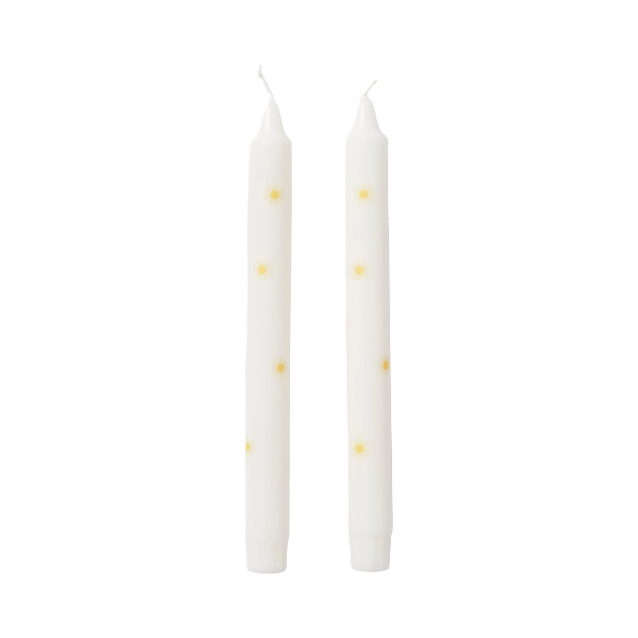 Kronljus 2-pack Sol Mönstrade Stearinljus