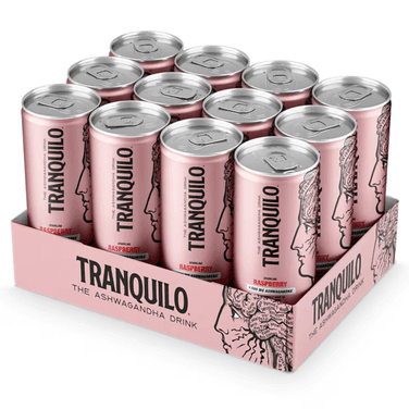Tranquilo Ashwagandha Raspberry Dryck 12x330ml