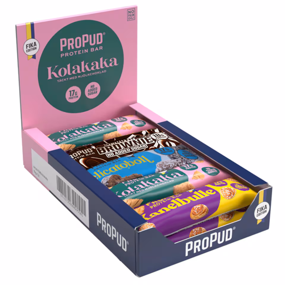 Njie ProPud Proteinbar Mixlåda 12x55g