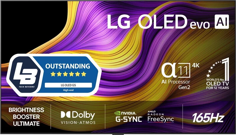 LG 65" OLED Evo 4K TV 165Hz