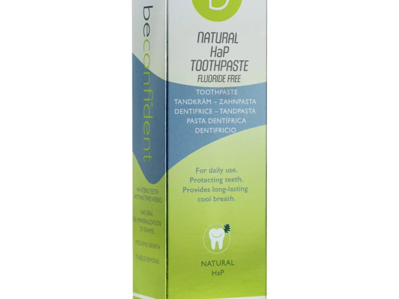 Beconfident Natural HaP Fluorfri Tandkräm 3-pack