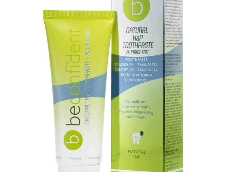 Beconfident Natural HaP Fluorfri Tandkräm 3-pack