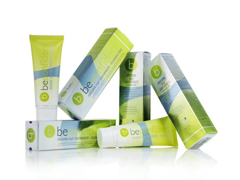 Beconfident Natural HaP Fluorfri Tandkräm 3-pack