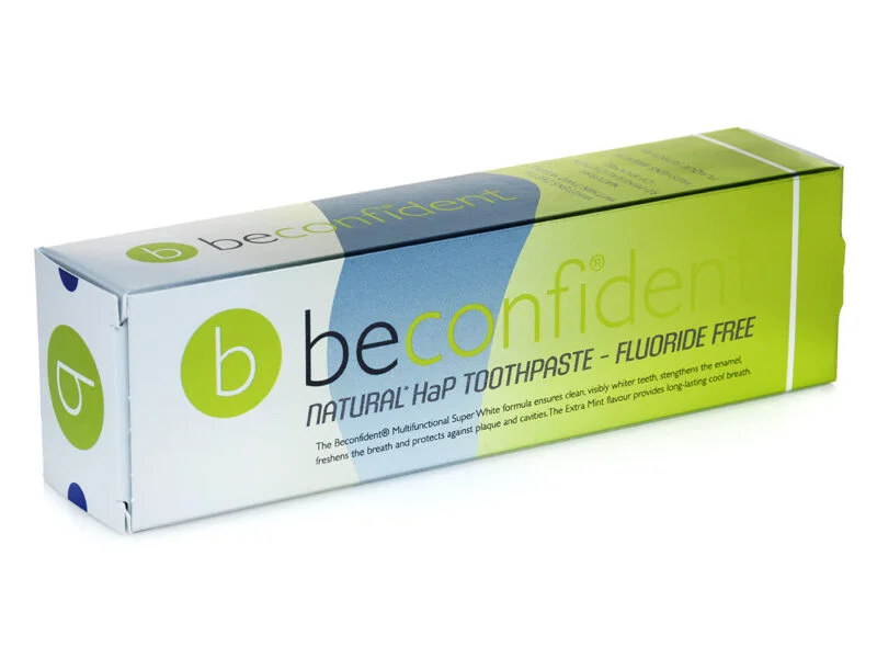 Beconfident Natural HaP Fluorfri Tandkräm 3-pack