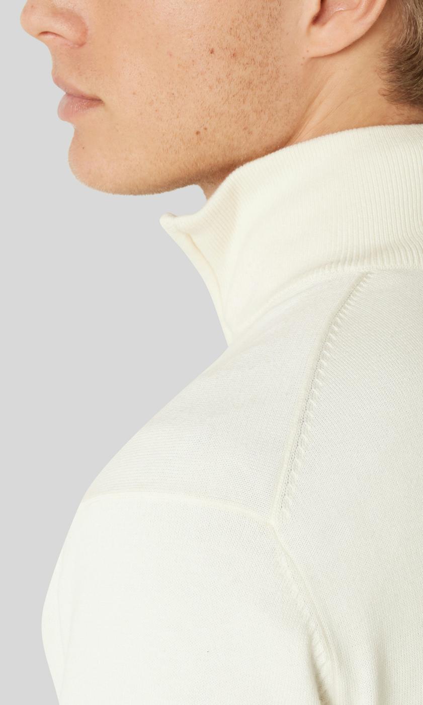These Glory Days Noah Half Zip Tröja Vit