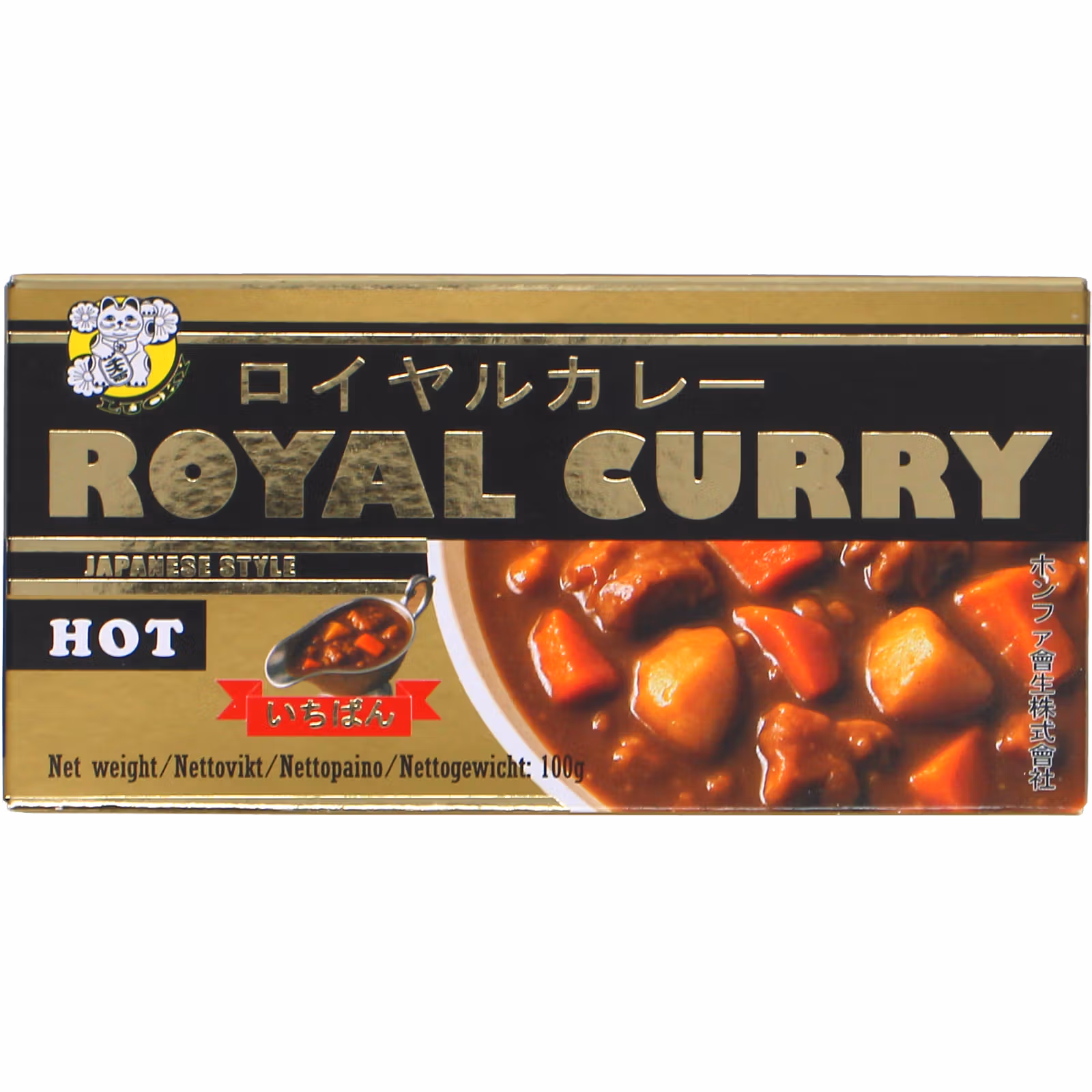 Royal Curry Hot 100 g från Lucky Katt