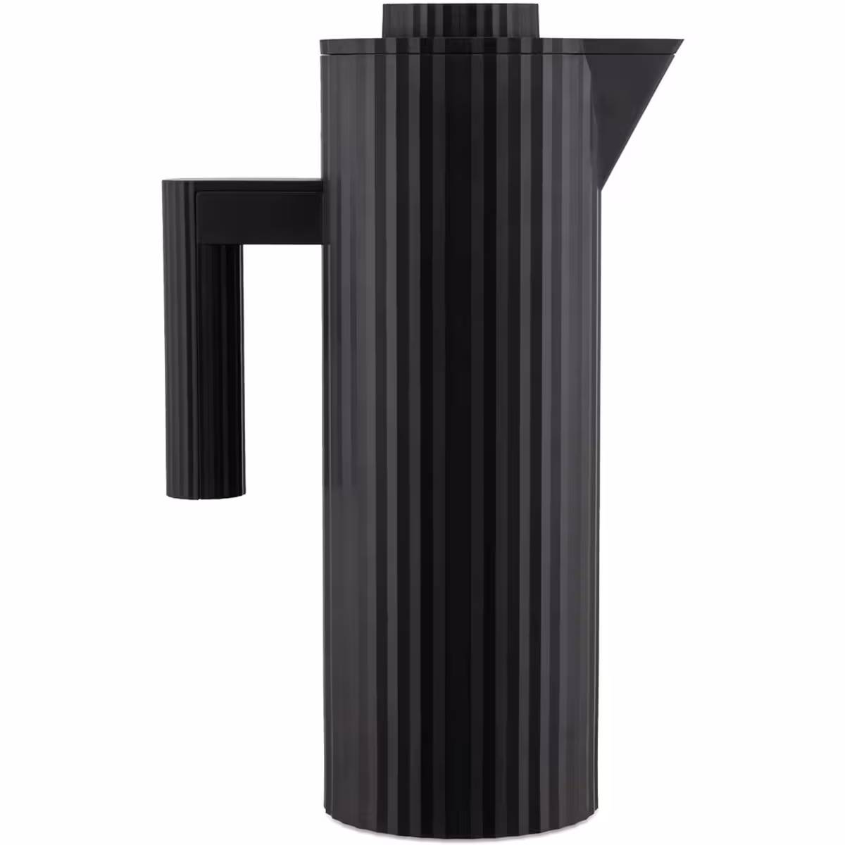 Alessi Plissé Termoskanna 1 Liter Svart
