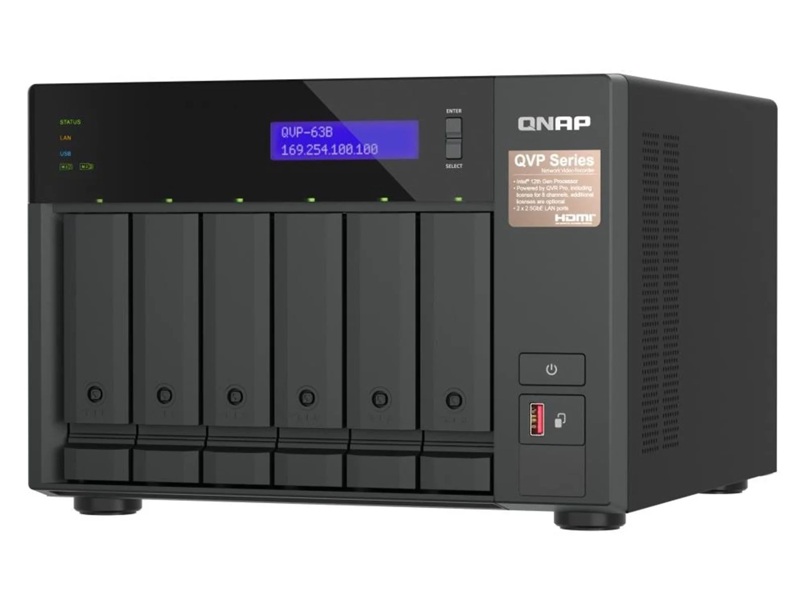 QNAP QVP-63B Professionell NAS Server